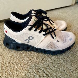 On Cloud X 3 Women's Running Shoe Sneaker Workout Gym Fawn/Magnet size 7